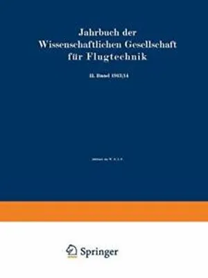 Obrázek produktu pro Jahrbuch der Wissenschaftlichen Gesellschaft für Flugtechnik