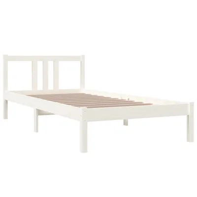 Produktbild von "SALE 2026"Klassische Betten - Weiß Massivholzbett Weiß 90x200cm Stabli Möbel7112675
