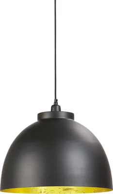Produktbild von Light & Living Haengeleuchte Ø45x31cm KYLIE auss. schwarz/inn. goldfarbig