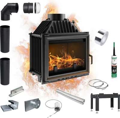 Immagine prodotto di Inserto camino in ghisa KRATKI MAJA 8 kW Ø 200