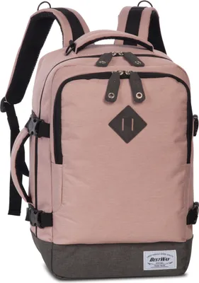 Image de sac à dos de voyage 18 litres polyester rose