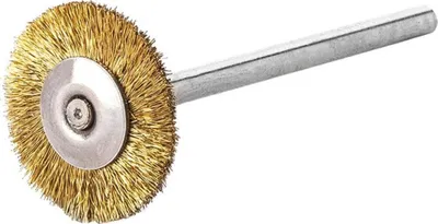 Immagine prodotto di Spazzola rotonda miniaturizzata in ottone filettata 22x0,1 mm Lessmann