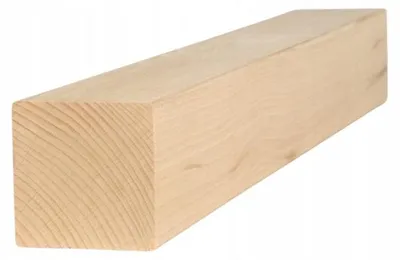 Immagine prodotto di Piedino per mobili - 6x6x50 cm - Legno di faggio - Accuratamente levigato - Pronto per la verniciatura o la pittura - Bordi leggermente arrotondati - Piedino per mobili
