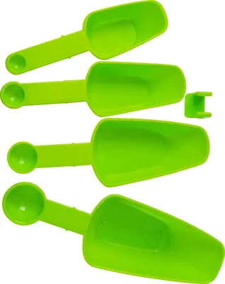 Produktbild von MESSLÖFFEL Set 4-teilig aus Kunststoff Messbecher Dosierlöffel Löffelmaße Meßlöffel Küchenhelfer 47