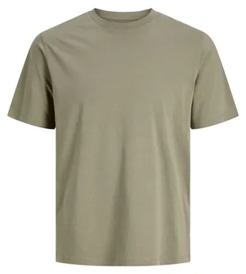 Image de JACK & JONES, T-shirt basique pour hommes, modèle Jjeorganic, col rond, couleur Vetiver, taille XL