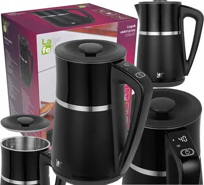 Produktbild von Lafe Wasserkocher Ceg020 2200W - Temperaturregelung 1,7L Doppelwandig