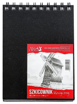Obrázek produktu pro Skicák formátu B6, 80 listů, gramáž 98 g/m², spirálová vazba