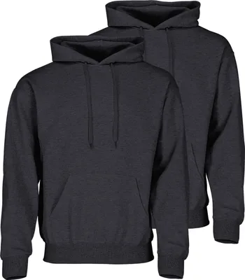 Produktbild von Fruit of the Loom Classic Kapuzen-Sweat Farbe: dunkelgrau meliert Größe: XL