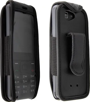 Imagen del producto de Funda de cuero con clip para cinturón, compatible con Orange Hapi 11