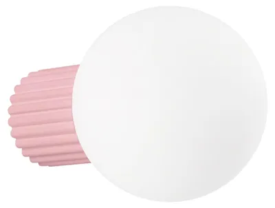 Produktbild von Wandleuchte HALO rosa IP44 1xG9 8W Aluminium/Glas 12x17x12cm Sollux Lighting