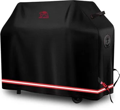 Immagine prodotto di Coperchio impermeabile per barbecue con valvola di sfiato nero - 136x70x114cm - Adatto per TurtleLife BBQ