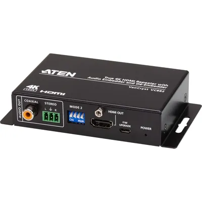 Produktbild von ATEN VC882 True 4K HDMI Repeater mit Audio Embedder und De-Embedder