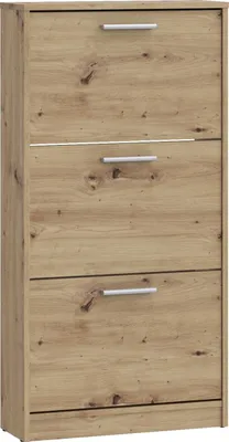 Produktbild von Furniture24 Schuhschränk Msa312-D78 Schikipper 58.2 X 115.5 X 20.4 Cm - Eiche Artisan