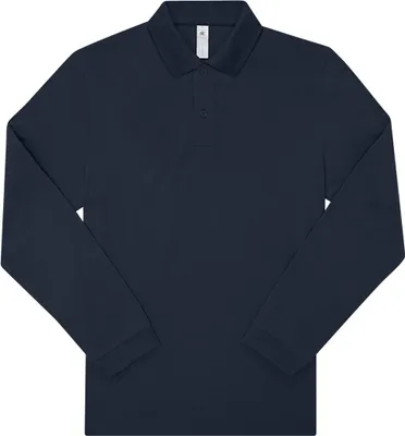 Produktbild von B&C - "My" Poloshirt für Herren  Langärmlig RW8971 (M) (Marineblau)