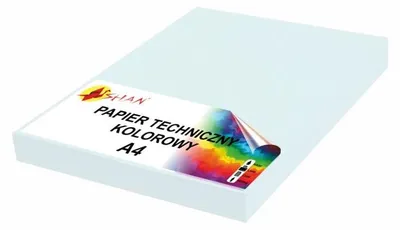 Obrázek produktu pro Technický papír A4 160g světle modrý 50 listů