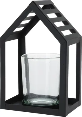 Image de 12x Métal Porte-bougie à chauffe-plat Maison Noir Décoration intérieure Support Bougie Éclairage
