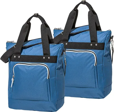 Produktbild von Fahrradtasche 16J032-B08 Gepäckträger Tasche blau/schwarz 2er Set