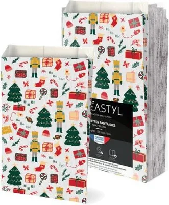 Produktbild von Faltbare Tasche Weiß GESCHENKE 180 x 350 + 60 mm