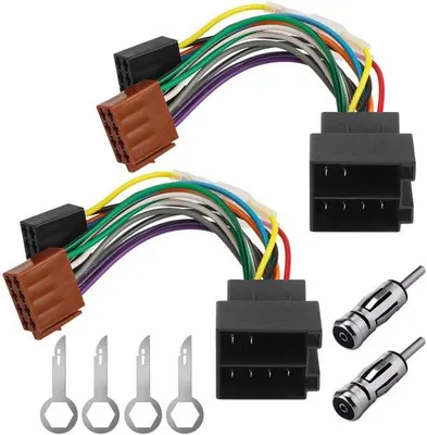 Productafbeelding van Universele Draadadapter voor Autoradio met Antenne-adapters