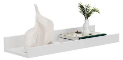 Immagine prodotto di Mensole a parete, colore bianco, 40 cm, finitura opaca, MDF