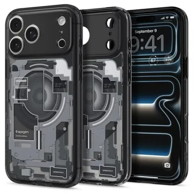 Zdjęcie produktu dla Spigen ACS12165, Pokrowiec, Apple, iPhone 18 Pro / 17 Pro, 16 cm (6.3"), Czarny