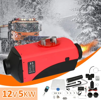 Obrázok produktu pre Jiubiaz Parkovací ohrievač, 12V 5KW Diesel Parkovací ohrievač vzduchu s LCD monitorom a diaľkovým ovládaním, Dieselový ohrievač pre obytné auto Nákladné auto