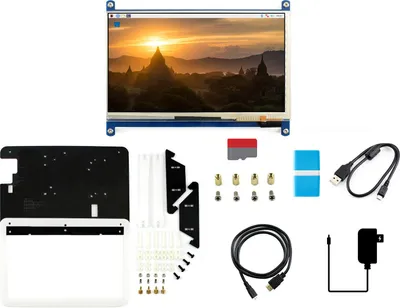 Produktbild von WaveShare 7inch Capacitive Touch LCD Display Kit without Raspberry Pi 4 Model B
