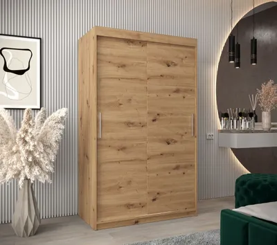 Obrázok produktu pre Skriňa s posuvnými dverami v šírke 120 cm TIMEA - dub artisan