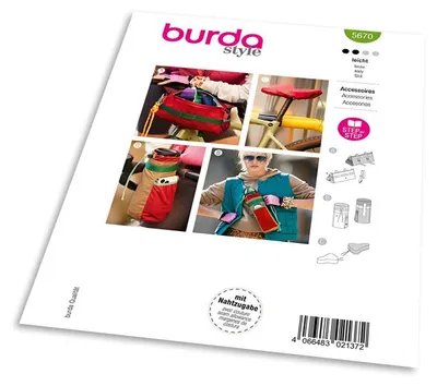 Obrázek produktu pro Střih Burda 5670 - Sada cyklistického příslušenství