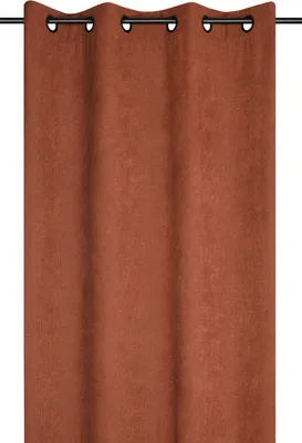 Produktbild von STOF Vorhang 140x260 rot Ösenvorhänge