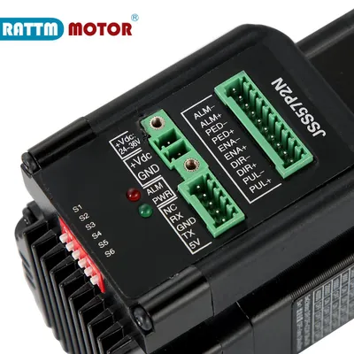 Imagen del producto de Conjunto de servomotores de circuito cerrado - 3 unidades - Par de retención de 2 Nm - DC 24-48V - Frecuencia de 200 kHz