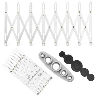 5-tlg. Alu-Ausziehmaßband-Set für Nähen & Holzbearbeitung