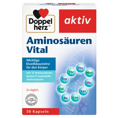 Produktbild von Doppelherz | Aminosäuren Vital | 30 Kapseln