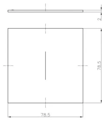 Produktbild von Ersatzglas für Alarmschalter 010424