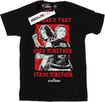 Produktbild von Marvel - "Spies Together" T-Shirt für Herren BI13495 (M) (Schwarz)