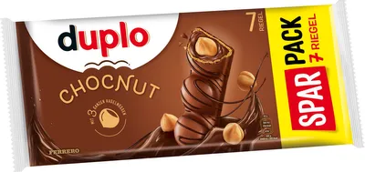 Produktbild von duplo Chocnut 7 einzeln verpackte Waffelriegel Limited Edition 182g