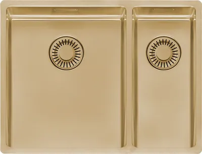 Obrázek produktu pro REGINOX R39229 Dřez NEW YORK 34x40+18x40 Comfort Gold II, vhodný pro skříňky od šířky 60 cm / zapuštěný / plochá instalace / pod omítku