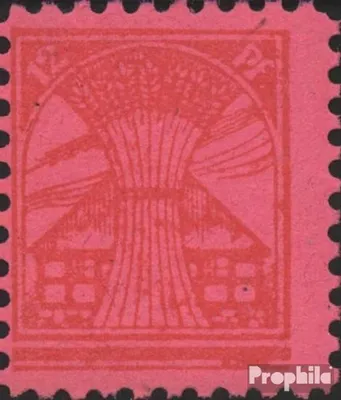 Produktbild von Briefmarken Sowjetische Zone (All.Bes.) 1945 Mi 19x II, f von Pf. verdickt (Feld 21) postfrisch Mecklenburg 1.Ausgabe