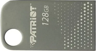Produktbild von Patriot FLASHDRIVE Tab300 128GB USB 3.2 120MB/s, mini, Aluminium, silber
