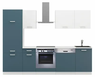 Produktbild von Küche Toni 270 cm Küchenzeile Küchenblock Singleküche Einbauküche