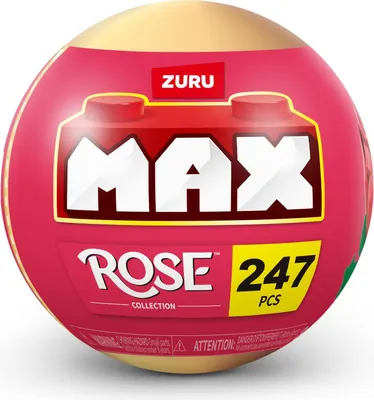 Produktbild von Zuru Bausteine Max bricks Blumen Rosen Lavendel Set - kreatives Bauspielzeug