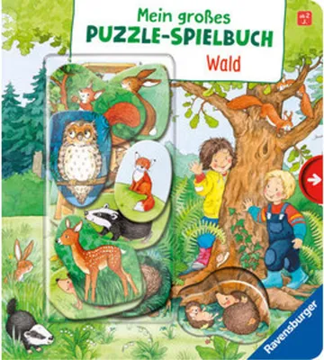 Produktbild von Mein großes Puzzle-Spielbuch - Wald