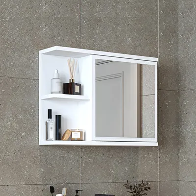 Productafbeelding van Roomart ADA badmeubel, spiegelkast, 60 cm breed, wit