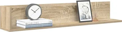 Zdjęcie produktu dla Maison Exclusive – półki ścienne, 2 szt. Dąb Sonoma 100 x 16,5 x 16,5 cm Materiał drewnopochodny