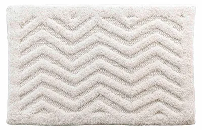 Zdjęcie produktu dla Dywanik łazienkowy ANGELIS, 100% bawełny, ecru, 50 x 80 cm
