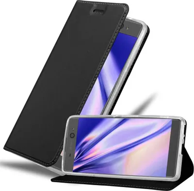 Produktbild von Cadorabo Handyhülle für Sony Xperia XA Schutz Hülle in Schwarz Cover Etui Book Case Booklet