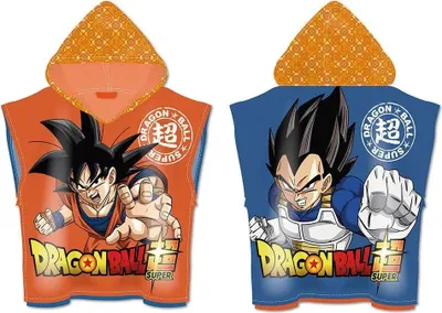 Produktbild von Safta Dragon Ball Mikrofaserponcho Mehrfarbig 3-8 Years Mehrfarbig 3-8 Years