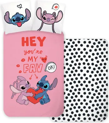 Produktbild von Lilo and Stitch Kleinkind Bettbezug My Favourite - 100 x 135 cm - Baumwolle