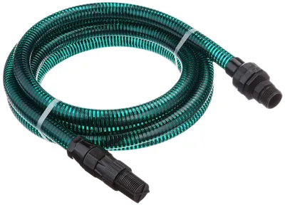 Productafbeelding van Zuigslang ¾ inch, 4 m lengte, voor tuinpompen en huiswatervoorzieningen, met terugslagklep
