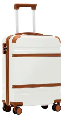 Produktbild von Handgepäck Koffer 55x40x20cm, Trolley Handgepäck passend für Easyjet, Reisekoffer ABS Hartschale kabinenkoffer mit 4 sanften Rollen und praktischem TSA Schloss